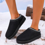 Fleece Lined Winter Snow Slippers