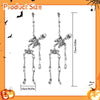 Gothic Articulated Skeleton Earrings