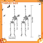Gothic Articulated Skeleton Earrings