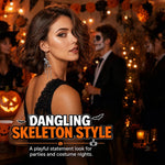 Gothic Articulated Skeleton Earrings