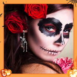 Gothic Articulated Skeleton Earrings