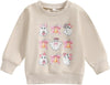 Toddler Pumpkin Halloween Sweatshirt