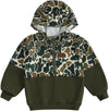 Camo Toddler Half Zip Hoodie