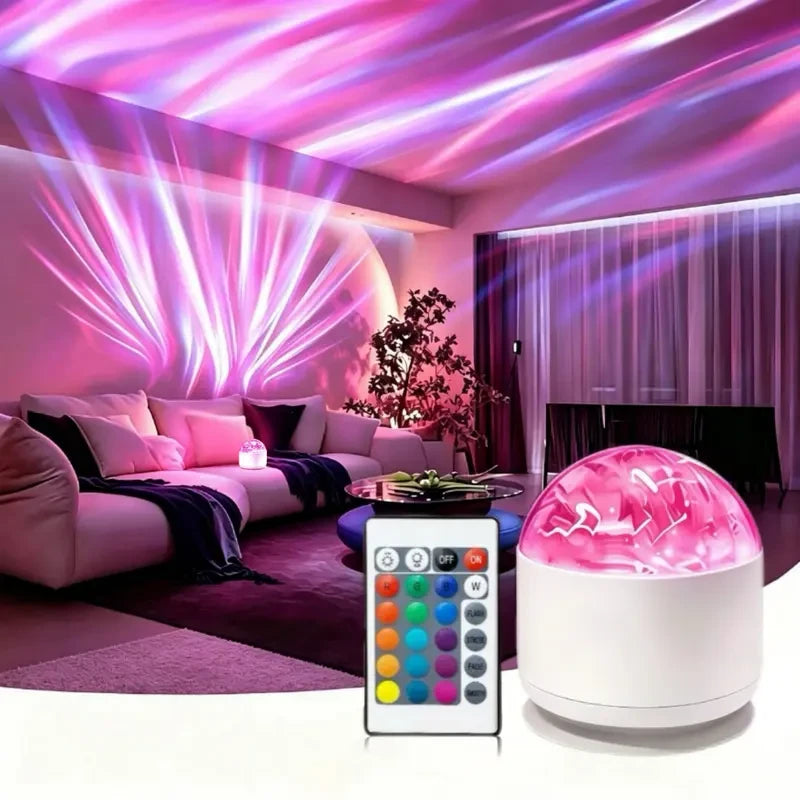 Aurora Water Ripple Projector Light