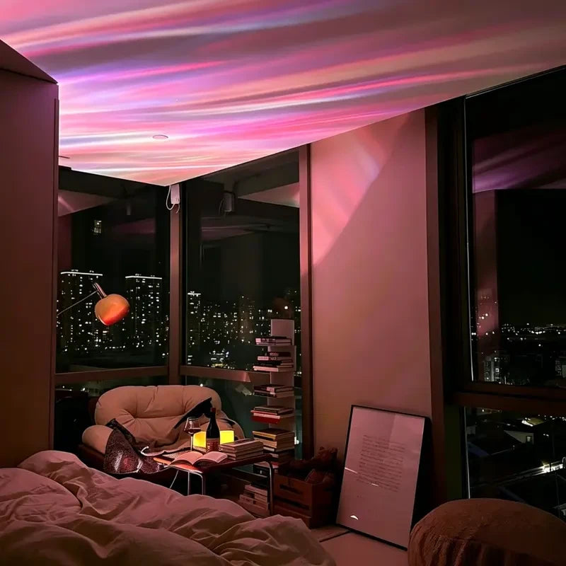 Aurora Water Ripple Projector Light