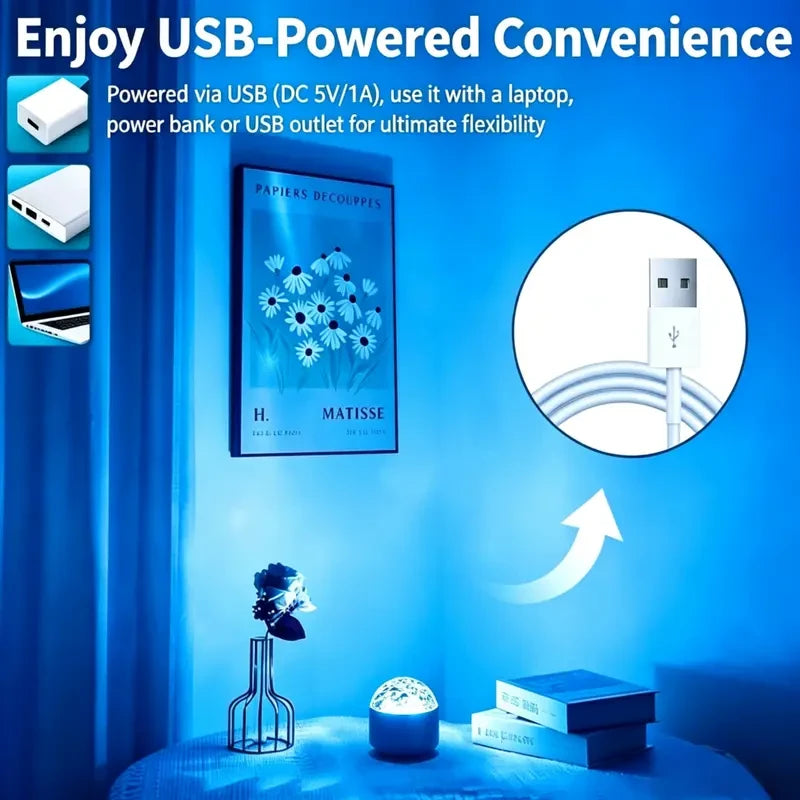 Aurora Water Ripple Projector Light