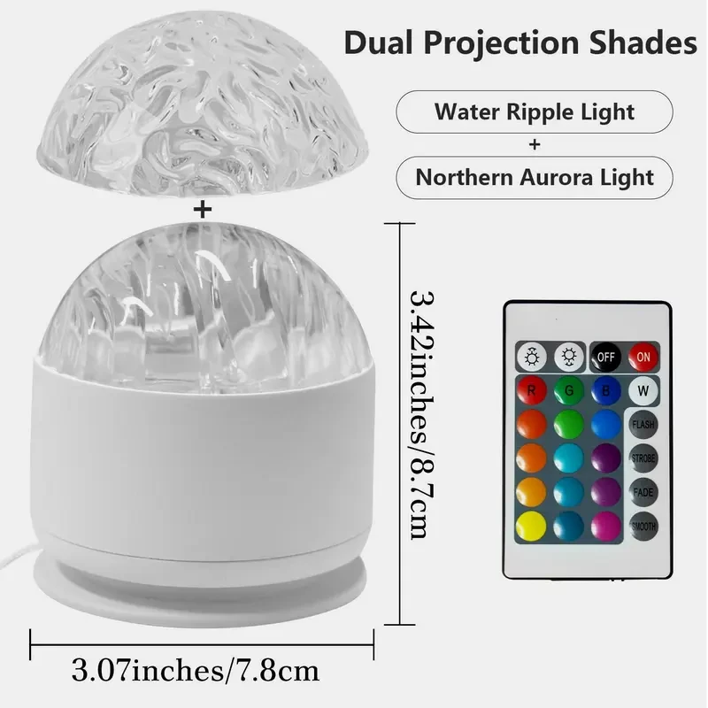 Aurora Water Ripple Projector Light
